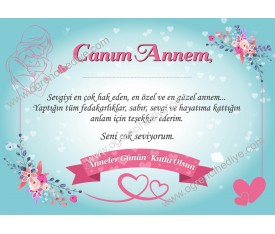CANIM ANNEM BELGESİ A4